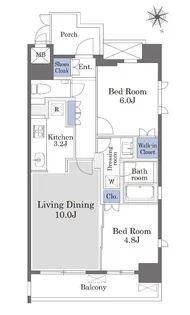 アピス代官山【10階】の間取り