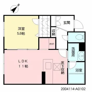 シャーメゾン・ネバーランド【1階】の間取り