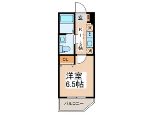 アノンテラス新石川【3階】の間取り