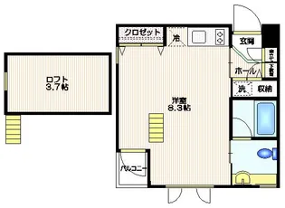 SASAZUKA SUR MER【3階】の間取り