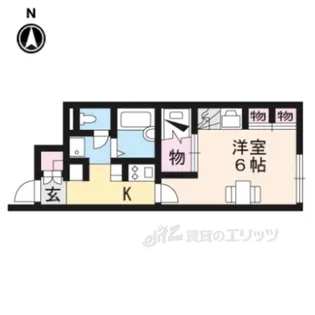 レオパレスブーゲンビリア【1階】の間取り