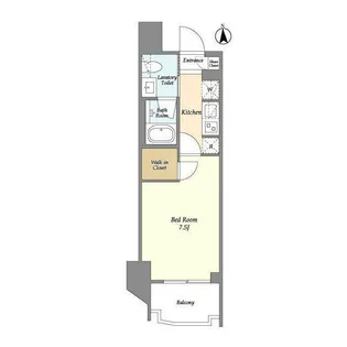ウェルスクエア西蒲田【2階】の間取り