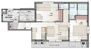 グランメール【2階】の間取り