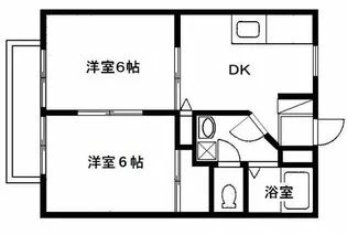 メゾンテヅカ A【1階】の間取り