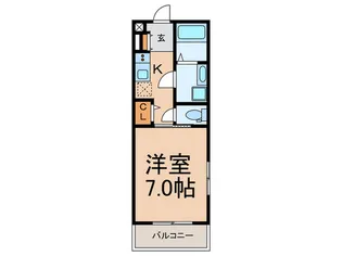 Green terrace 代沢MUSIC【2階】の間取り