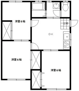 オレンジコート手倉【1階】の間取り