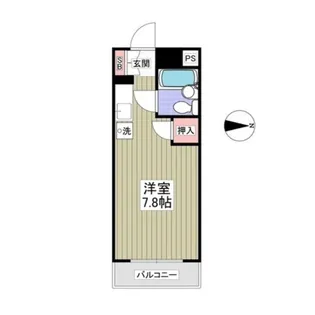 シャルム堀之内【4階】の間取り