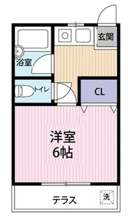 YKOレジデンス多摩【1階】の間取り