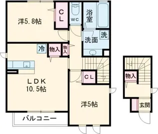 メゾンルミナスの間取り