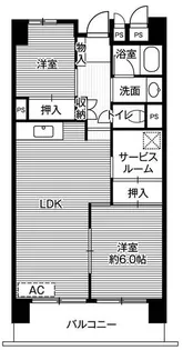 ビレッジハウス成田吾妻タワー1号棟【11階】の間取り