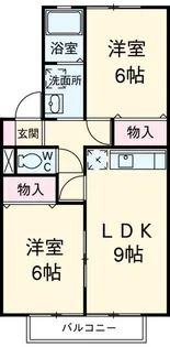 アビタシオン【2階】の間取り