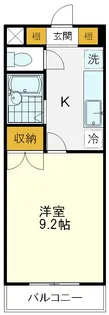シティホーム鷹の台♯3【1階】の間取り