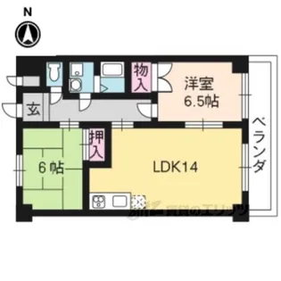 ソレイユM.H.N【2階】の間取り