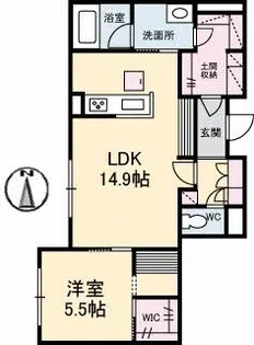 アドバンス【1階】の間取り