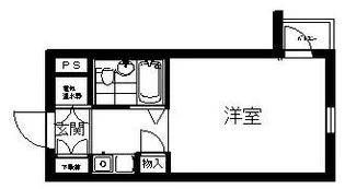 キャッスルマンション川越B【4階】の間取り
