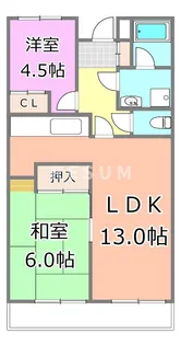第2大越ビル【1階】の間取り