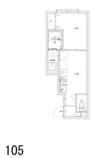 ソルナクレイシア梅ヶ丘【1階】の間取り