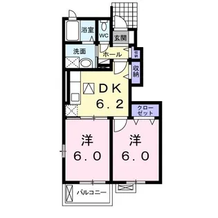 フレッサI【1階】の間取り