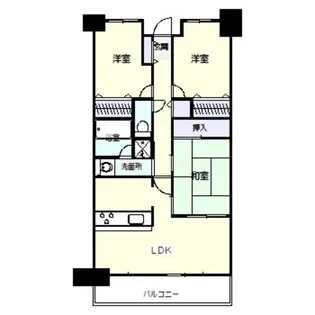 東急ドエル・アルス泉北深井【4階】の間取り