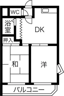 ムーンスターアサノ【3階】の間取り