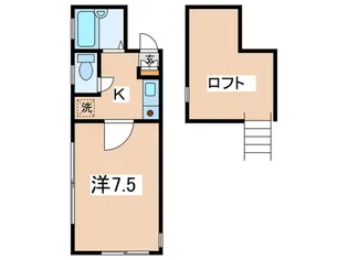 ウィステリア六角橋II【1階】の間取り