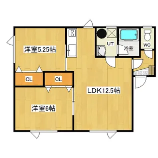ミントハウス寿I【2階】の間取り