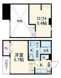 solana【2階】の間取り
