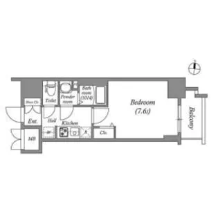 SHOKEN Residence 名古屋〈太閤通〉【10階】の間取り