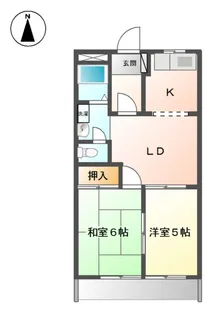 サンガーデンみやび【1階】の間取り