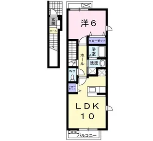 プロムナード【2階】の間取り