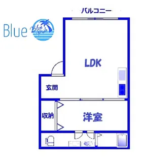 リバーサイド【2階】の間取り