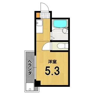 白川ロイヤルハウス【3階】の間取り