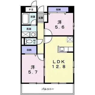 アプローズ【2階】の間取り