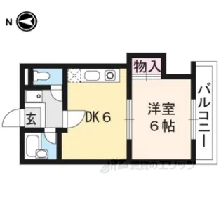 グリーンビレッジ【3階】の間取り