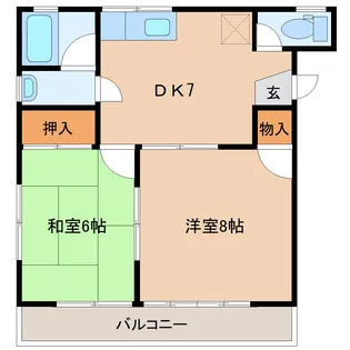 ルミネスYSD【2階】の間取り