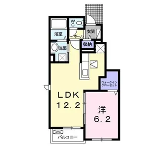 カレントII【1階】の間取り