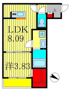 SK南流山【1階】の間取り