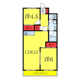 渋谷コート3号棟【7階】の間取り