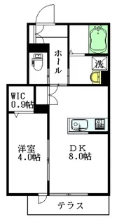 Bell Demeure【1階】の間取り