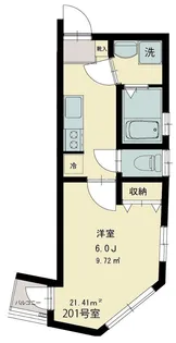 カメリア【2階】の間取り