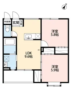 NS中山東【2階】の間取り