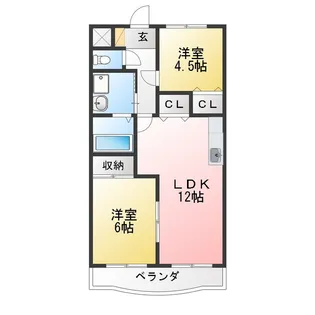 エンゼル I【2階】の間取り
