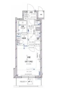 パレステュディオ虎ノ門【6階】の間取り