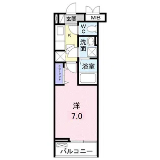 フルリール【1階】の間取り