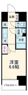 プレサンス立売堀ベルヴィル【13階】の間取り