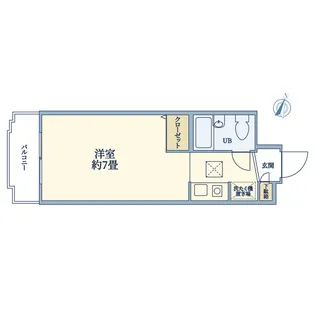 ドム梶ヶ谷【1階】の間取り