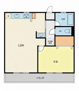Asul府内【5階】の間取り