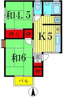 リリーハイツ【1階】の間取り