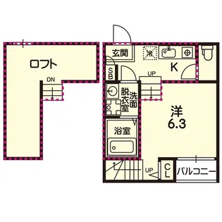 ステラ熊本northII【1階】の間取り