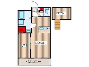 コートナミエール【3階】の間取り